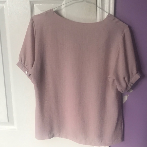 Muave short sleeve top - Picture 2 of 2